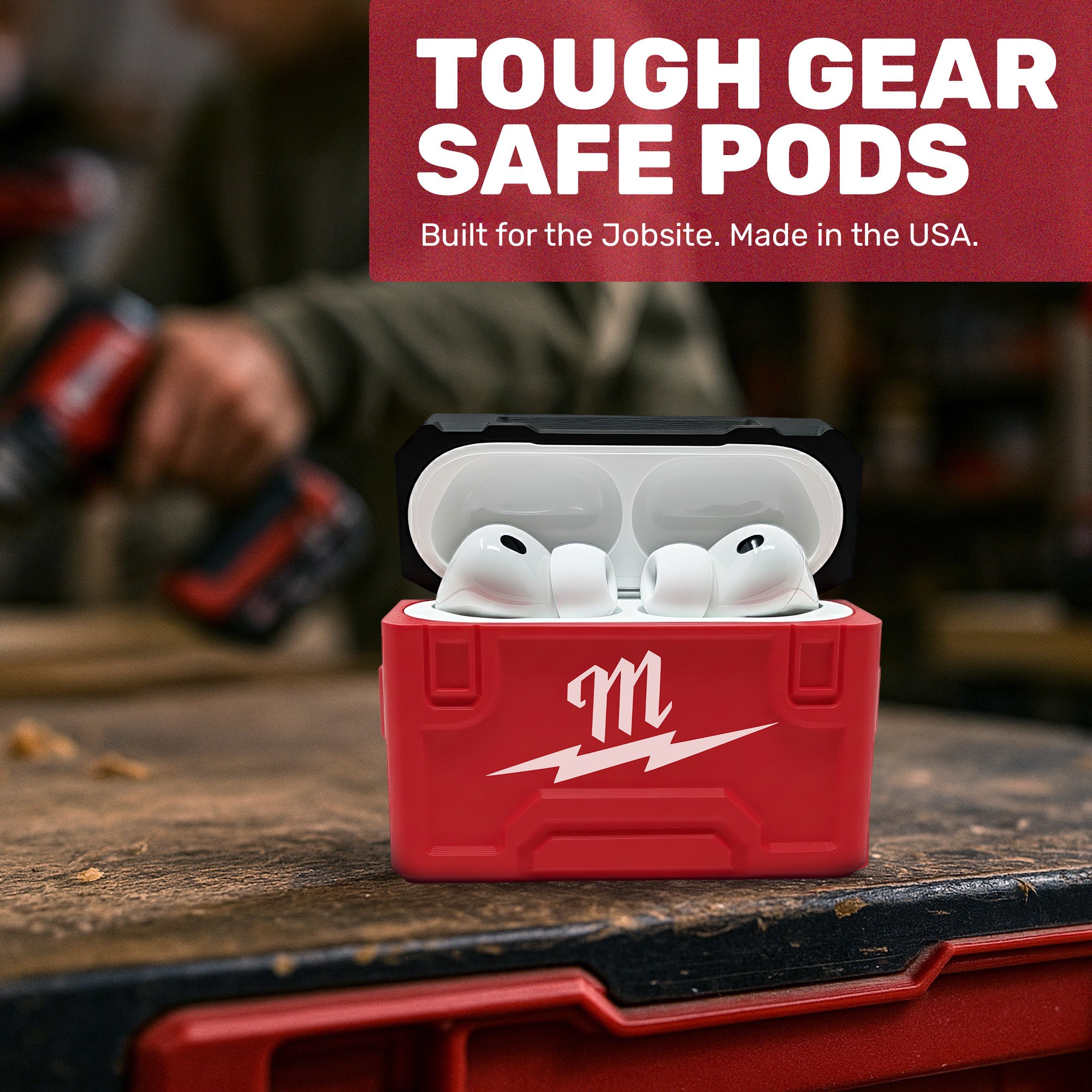 Airpod Pro 3 Case for Milwaukee Packout