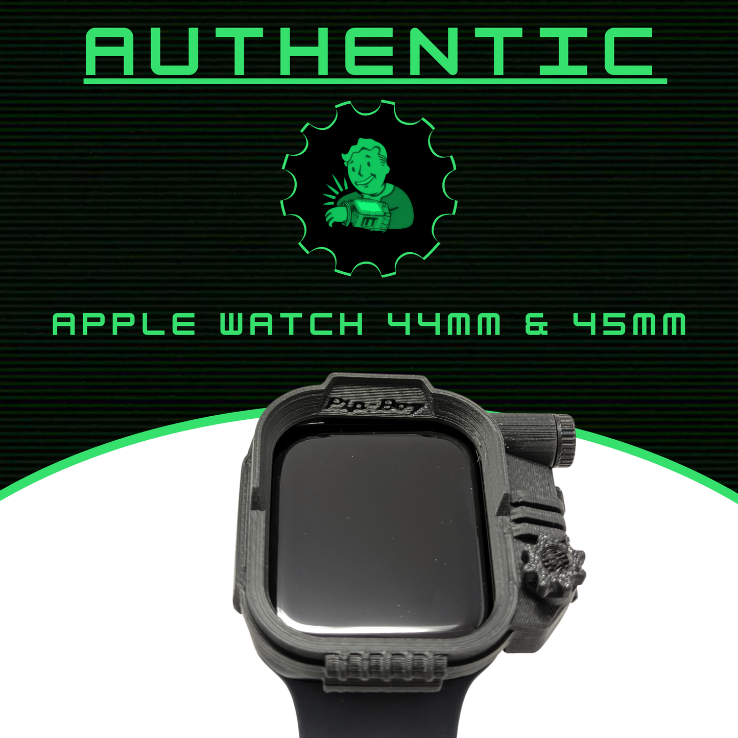 Fallout Pipboy Watch Cover Face Accessory for Apple Watch Series SE - Nuka Cola - Merchandise - Made in USA (SE)