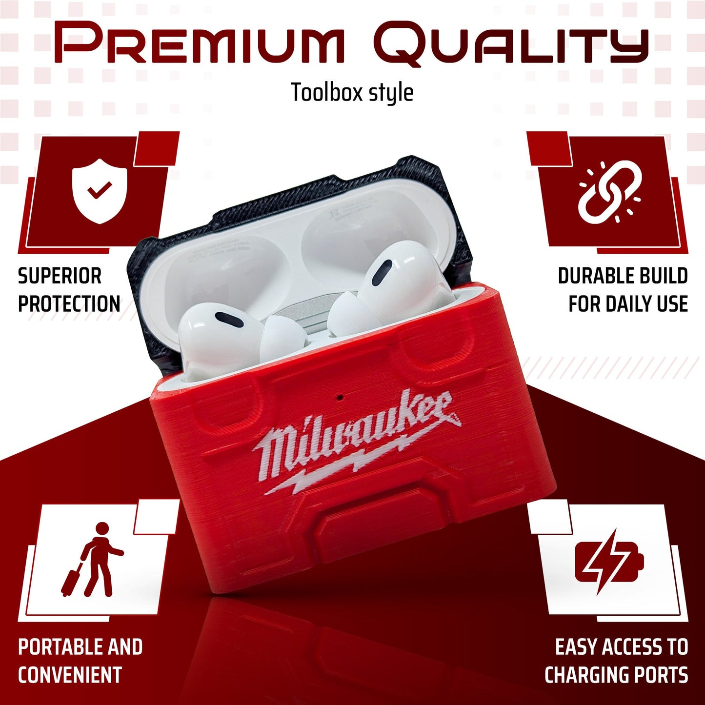 Milwaukee Packout - Airpod Pro 2 Case