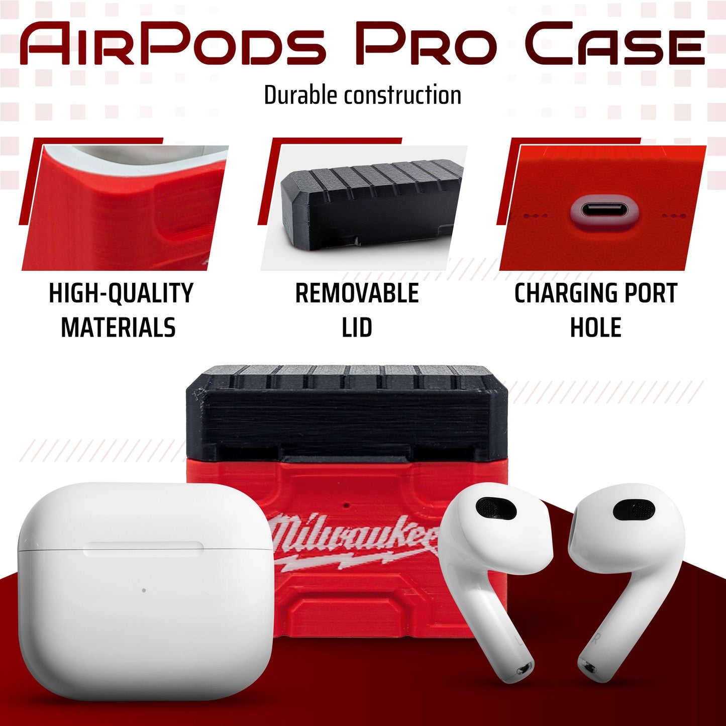Milwaukee Packout - Airpod Pro 2 Case