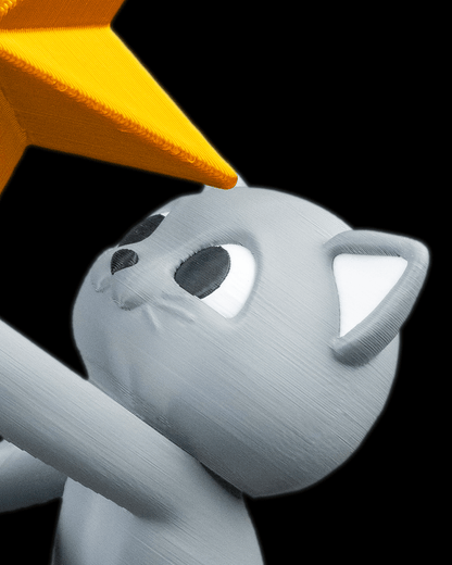 Meowy Christmas Tree Topper