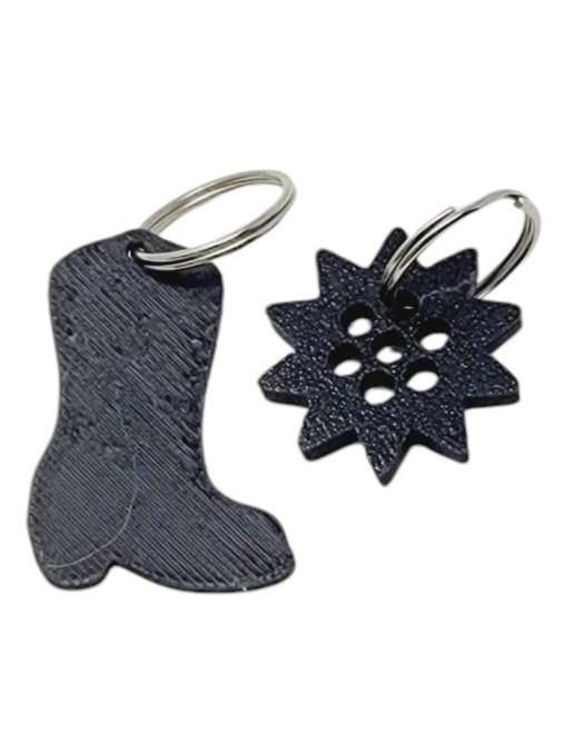 Cowboy Boot and Spur Keychain