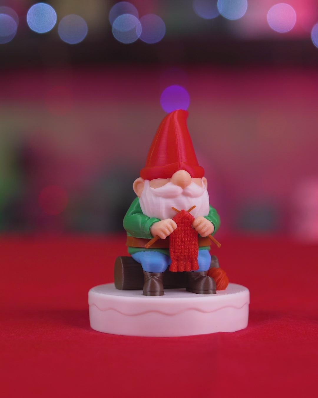 Load video: Knitmas Gnome